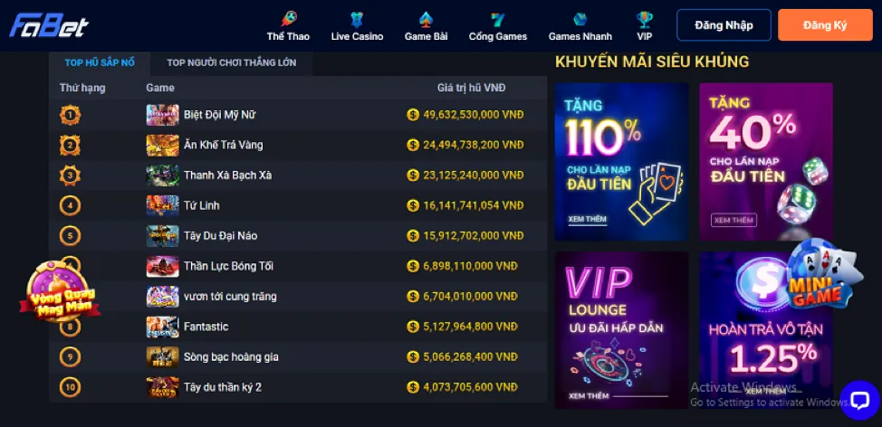 Điền thông tin đăng ký vj99 link vào